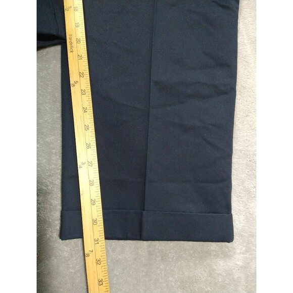 Dockers Pants Mens 40x32 Blue Comfort Khaki Relaxed Fit Pleated Cuffed D4 - Picture 5 of 12